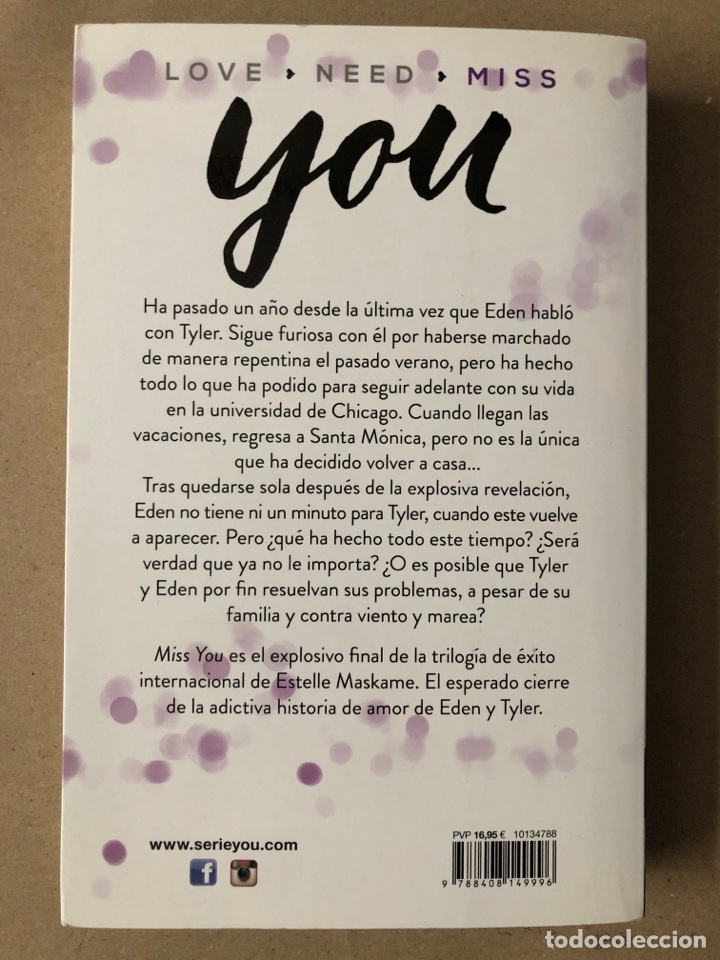 Love You Need You Miss You Trilogia De Est Buy Novels For Children And Young Adults At Todocoleccion