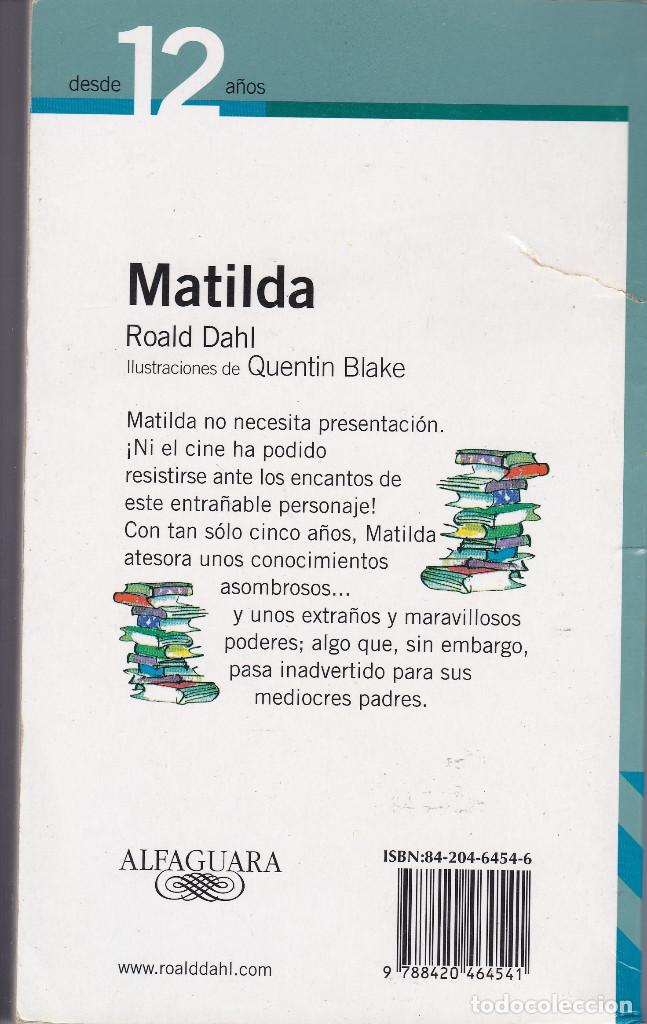 Libros de segunda mano: MATILDA DE ROALD DAHL - Foto 2