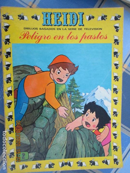 Libros de segunda mano: HEIDI,PELIGRO EN LOS PASTOS N&ordm; 2 -DIBUJOS BASADOS EN LA SERIE DE TELEVISION - 1976 -EDICIONES ERS
