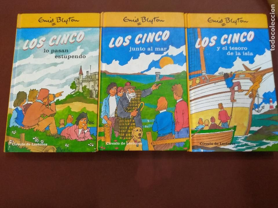 Libros de segunda mano: 8 LIBROS LOS CINCO - ENID BLYTON - CIRCULO DE LECTORES - B3