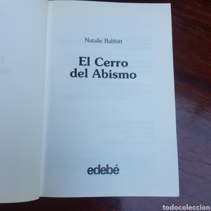 Libros de segunda mano: EL CERRO DEL ABISMO - NATALIE BABBIT - Foto 3