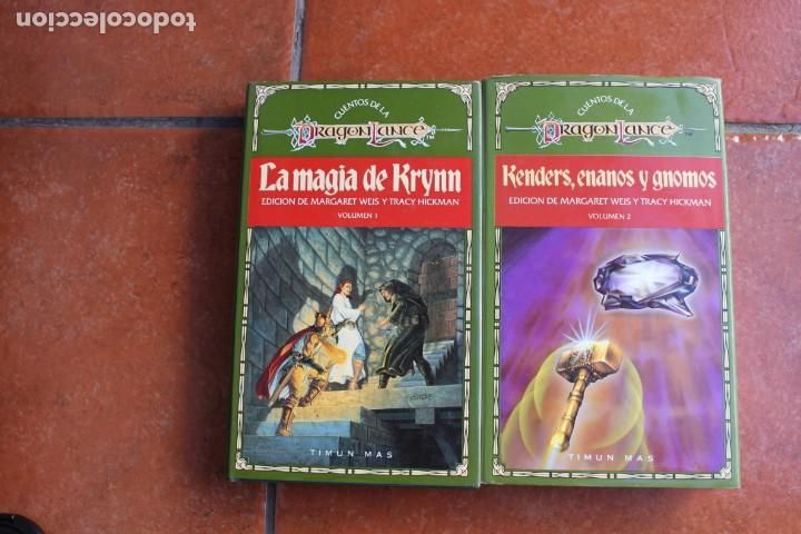 Libros de segunda mano: CUENTOS DE LA DRAGON LANCE N&ordm; 1 Y 2: EL INCORREGIBLE TAS TIMUN MAS; MARY KIRCHOFF Y STEVE WINTER