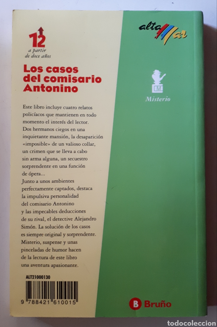 Libros de segunda mano: Libro Los casos del comisario Antonino - Foto 2