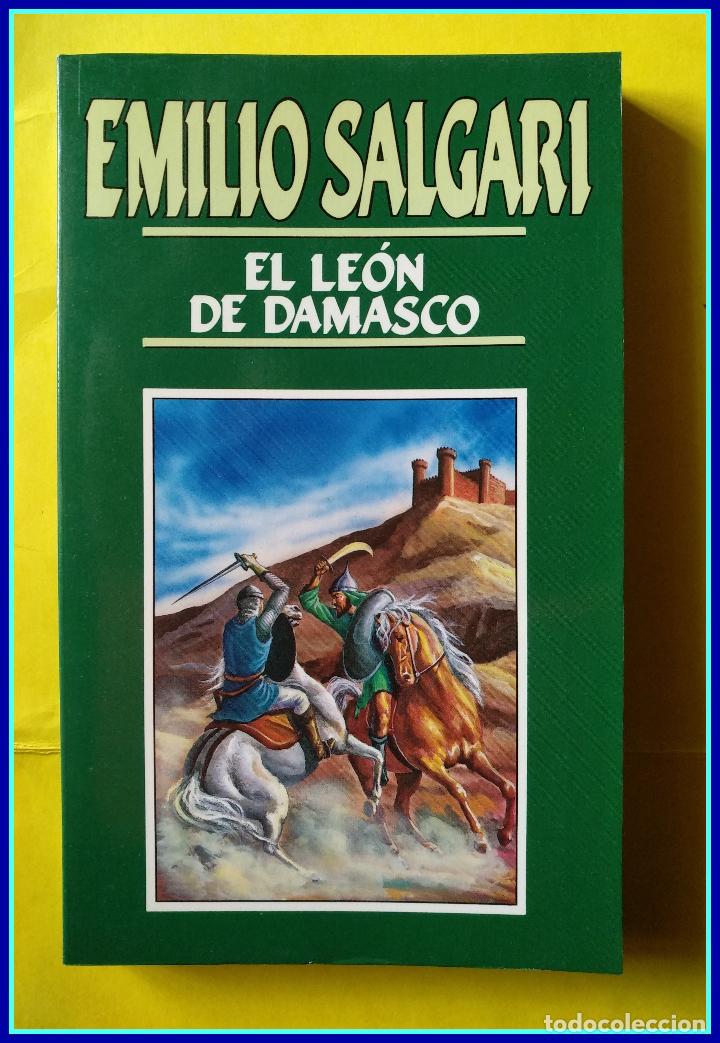 Libros de segunda mano: Emilio Salgari, Orbis 1987, 19 El le&oacute;n de Damasco - Foto 1