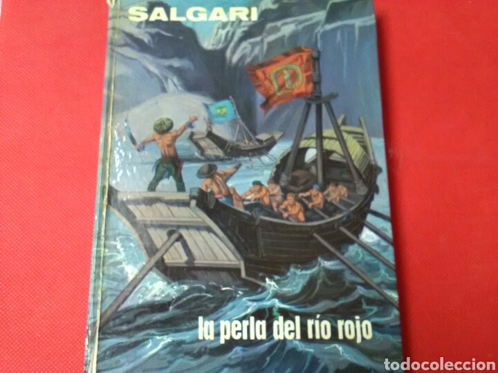 Libros de segunda mano: LA PERLA DEL R&Iacute;O ROJO . E. SALGARI Ed. CAHE - Foto 1