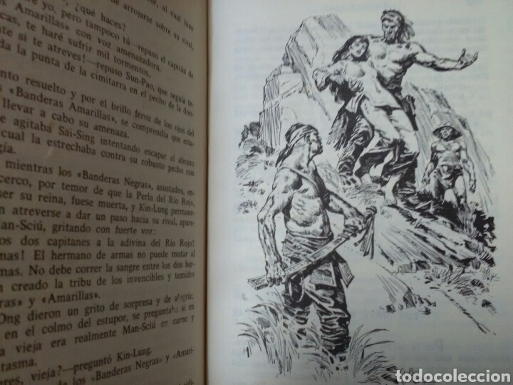 Libros de segunda mano: LA PERLA DEL R&Iacute;O ROJO . E. SALGARI Ed. CAHE - Foto 3