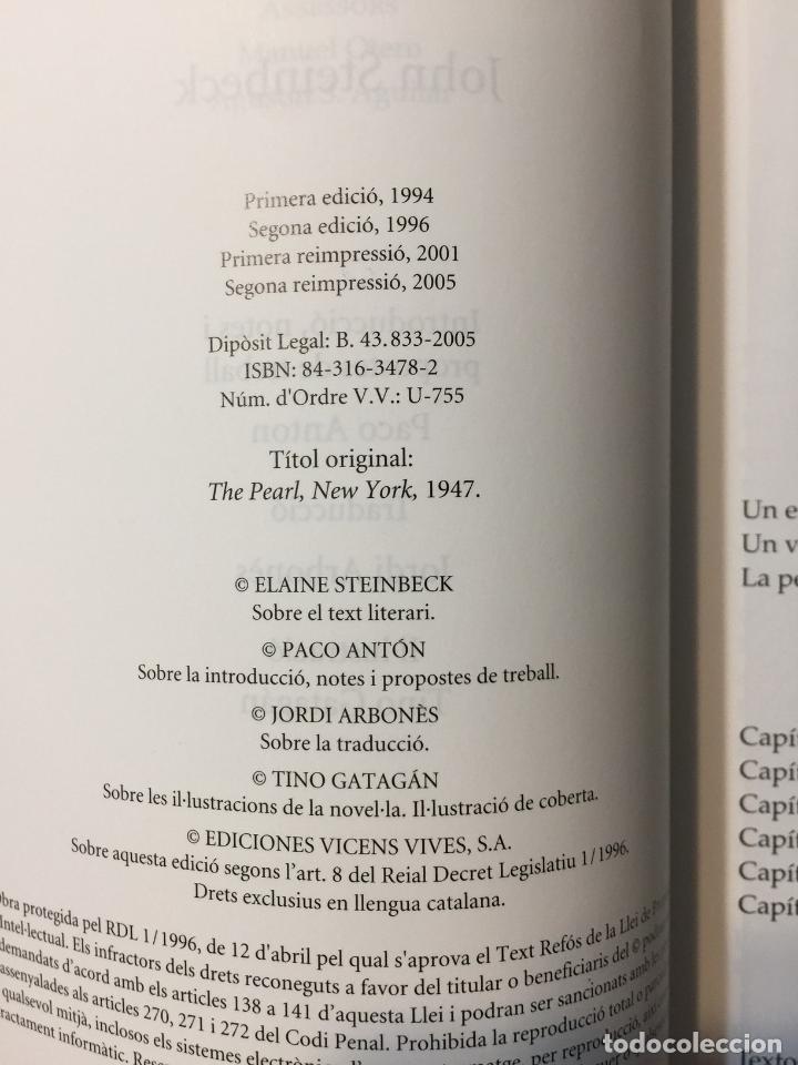 Libros de segunda mano: La Perla - John Steinbeck - Foto 4