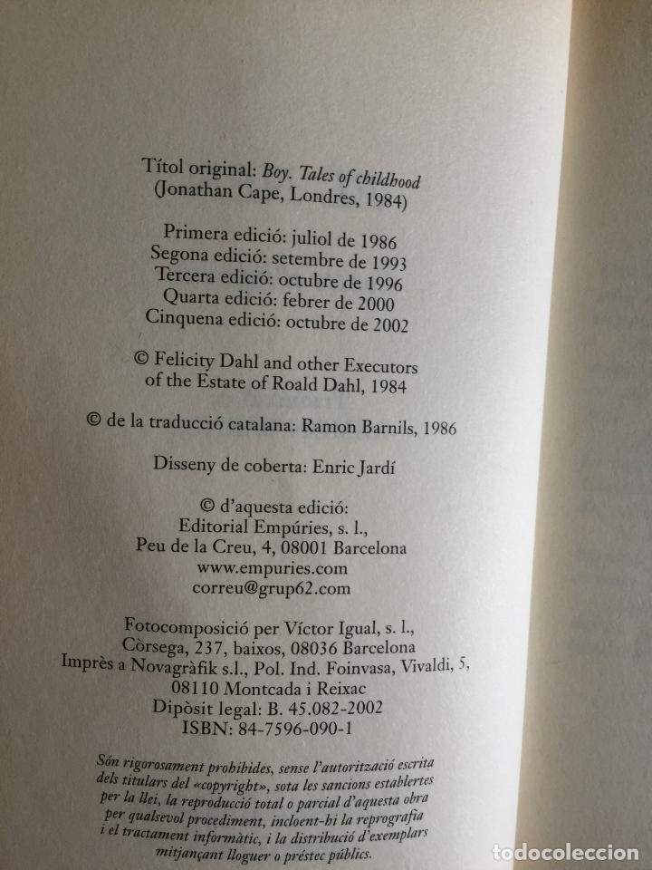 Libros de segunda mano: El nen - Roald Dahl - Foto 2