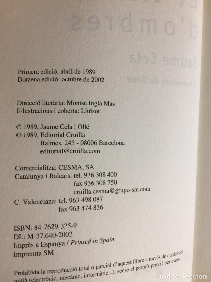 Libros de segunda mano: El lladre dombres - Jaume Cela - Foto 3