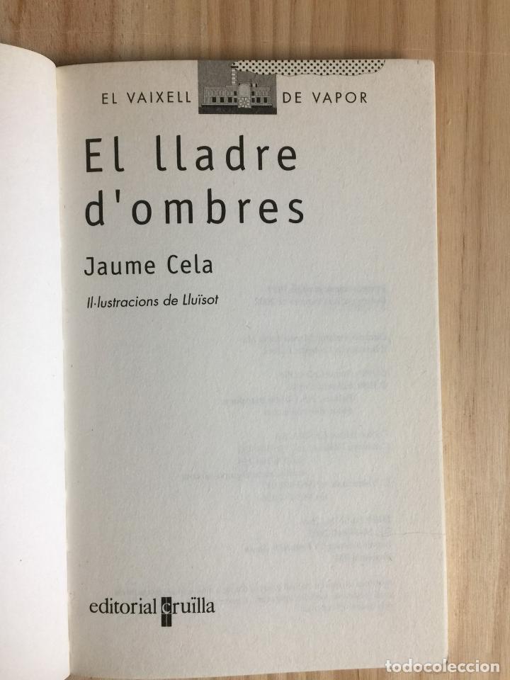 Libros de segunda mano: El lladre dombres - Jaume Cela - Foto 2