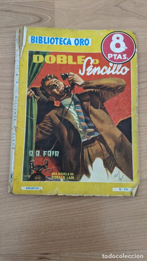 Libri di seconda mano: LIBRO DOBLE SENCILLO BIBLIOTECA ORO