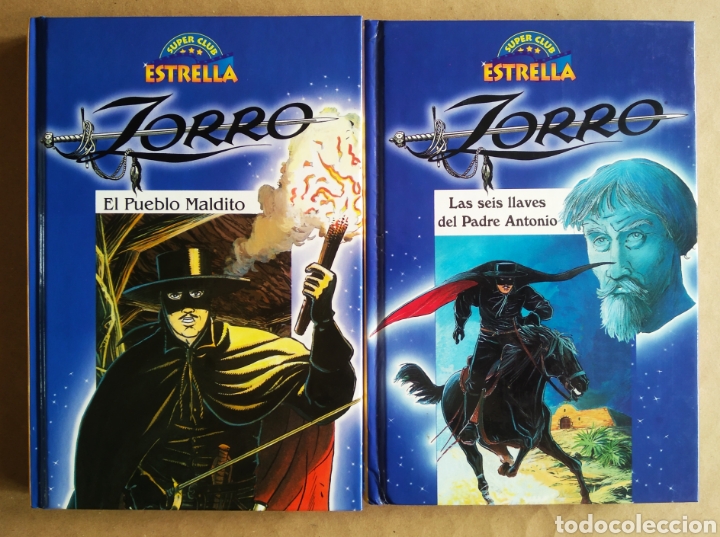 Second hand books: Lote S&uacute;per Club Estrella: Zorro (Hemma). El Pueblo Maldito/Las Seis Llaves del Padre Antonio.