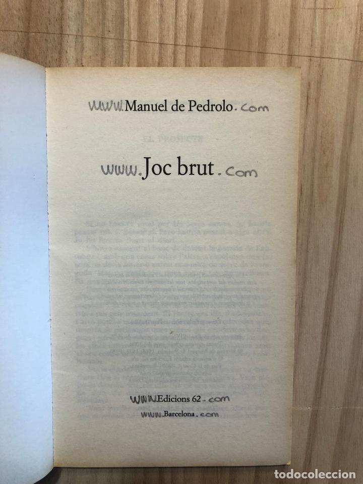 Libros de segunda mano: Joc brut - Manuel de Pedrolo - Foto 3