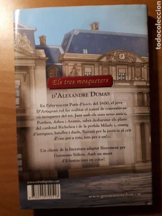 Libros de segunda mano: GERONIMO STILTON. ELS TRES MOSQUETERS - Foto 2