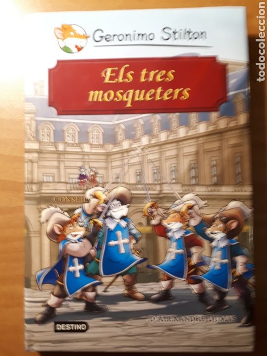 Libros de segunda mano: GERONIMO STILTON. ELS TRES MOSQUETERS - Foto 1