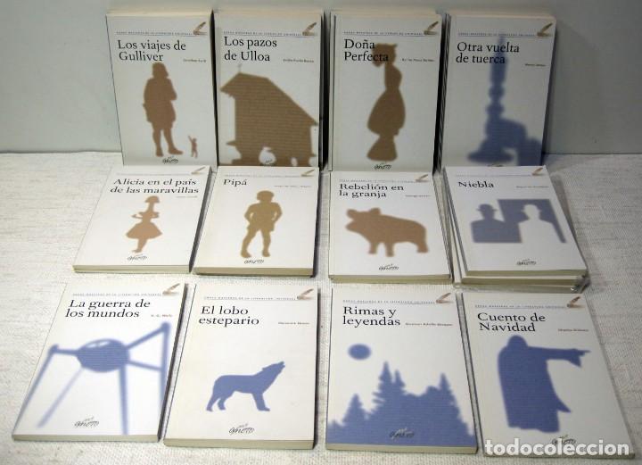 Libri di seconda mano: 12 Libros NARRATIVA de la colecci&oacute;n Obras Maestras de la Literatura Universal. Ediciones Aneto. 2007