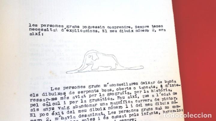 Libros de segunda mano: EL PETIT PRINCEP - Antoine de Saint-Exupéry - TRADUCCIÓ - 1950S - MECANOGRAFIAT AMB DIBUIXOS - Foto 5 - 231168845