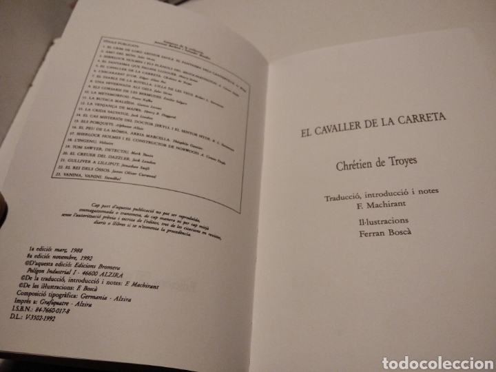 Libros de segunda mano: El cavaller de la carreta - Foto 2