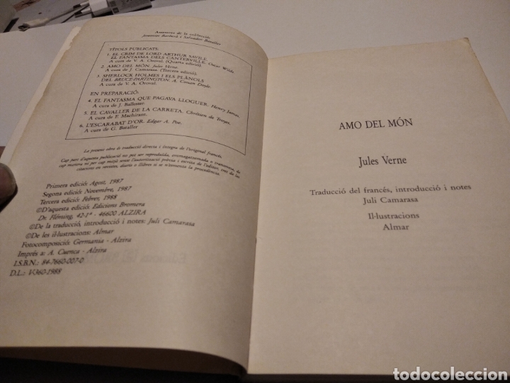 Libros de segunda mano: Amo del mon, jules Verne - Foto 2