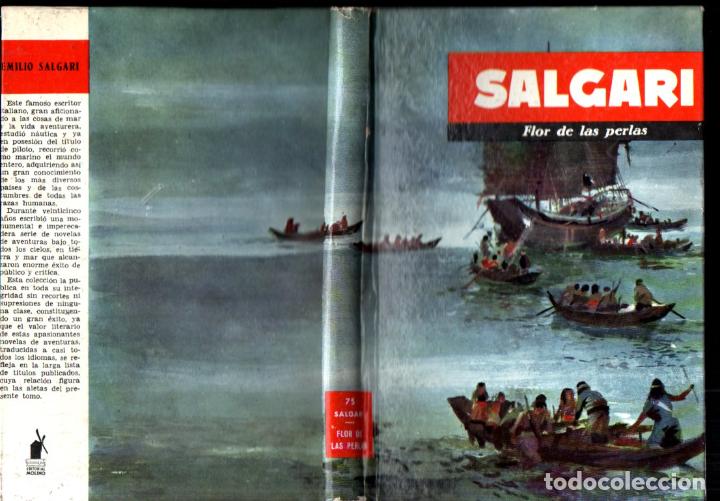 Libros de segunda mano: SALGARI : FLOR DE LAS PERLAS (MOLINO, 1962) - Foto 1
