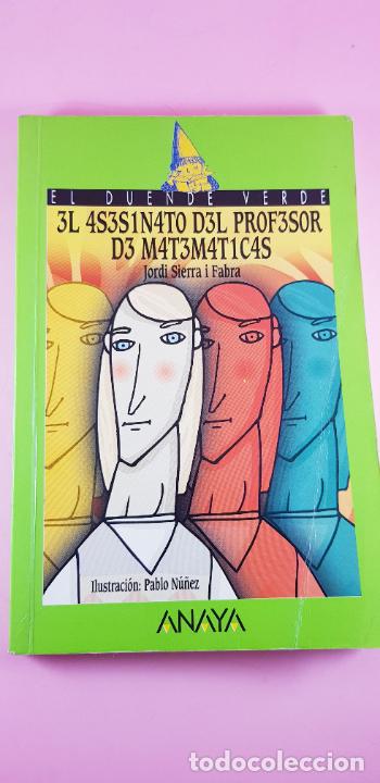 Libri di seconda mano: LIBRO-EL ASESINATO DEL PROFESOR DE MATEM&Aacute;TICAS-JORDI SIERRA I FABRA-ANAYA-USADO-BOEN ESTADO GENERAL