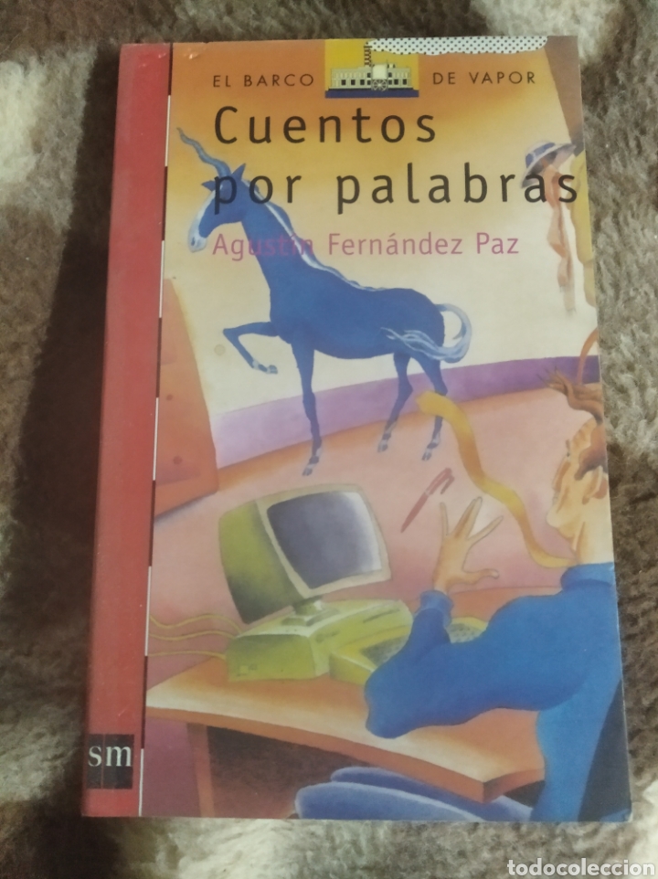 Libros de segunda mano: Libro cuentos por palabras barco de vapor sm