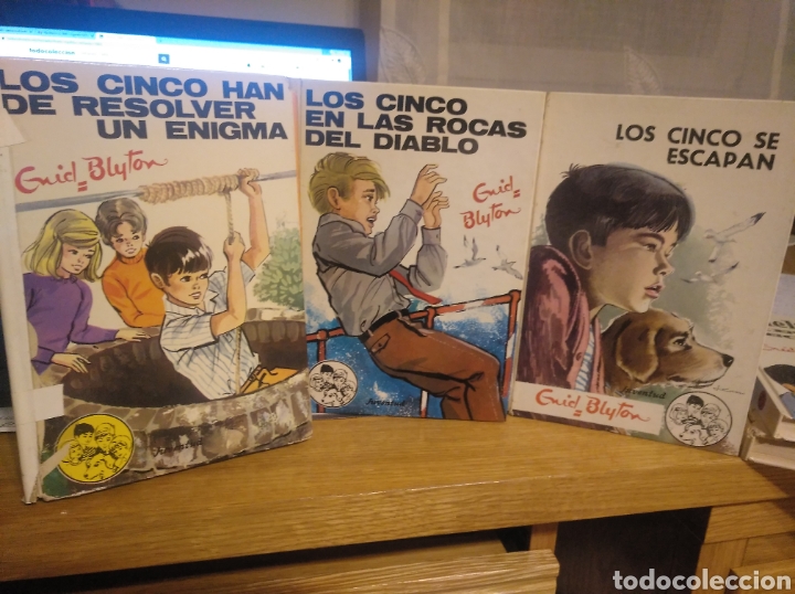 Libros de segunda mano: Tres libros de Los Cinco - Foto 1