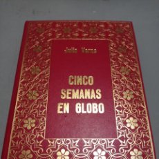 Libros de segunda mano: CINCO SEMANAS EN GLOBO. JULIO VERNE. EDICIONES PETRONIO.1972