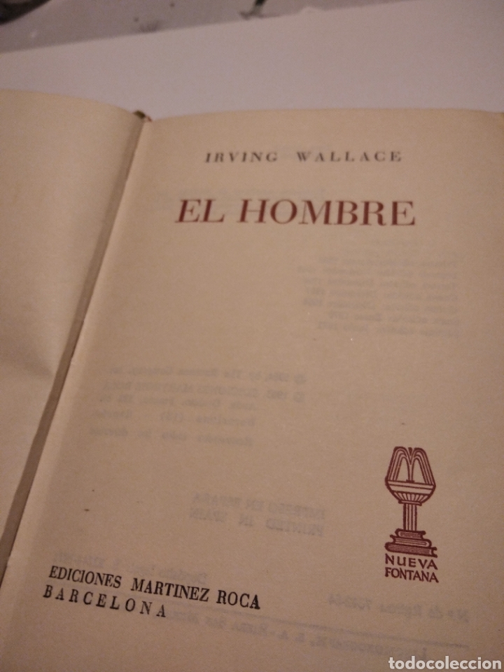 Libros de segunda mano: El Hombre, Irving Wallace - Foto 4