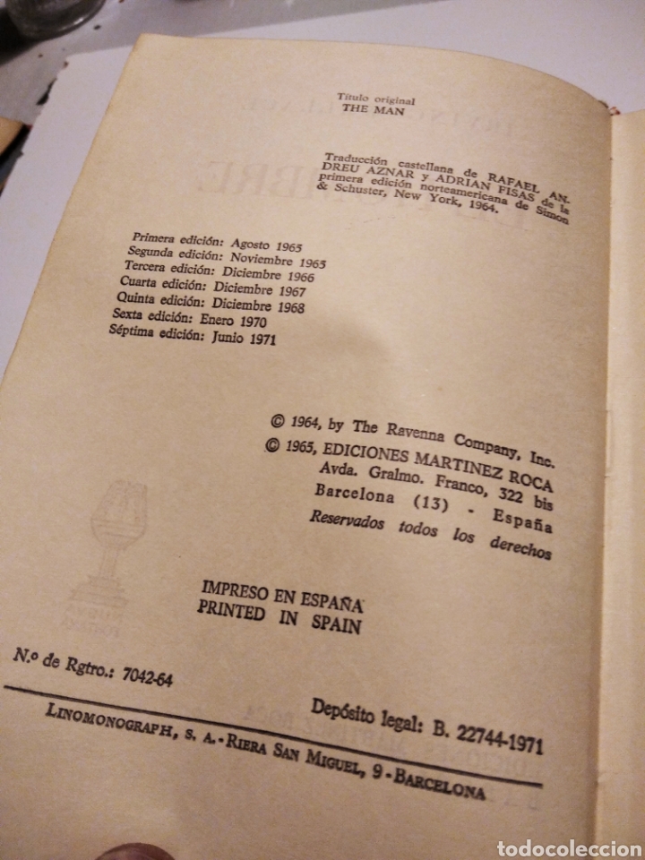 Libros de segunda mano: El Hombre, Irving Wallace - Foto 5