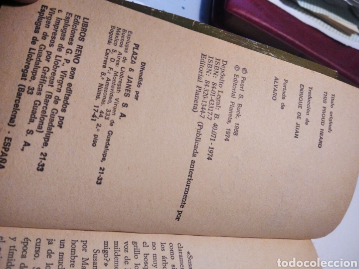 Libros de segunda mano: Libro orgullo de coraz&oacute;n, pearl s. Buck - Foto 3