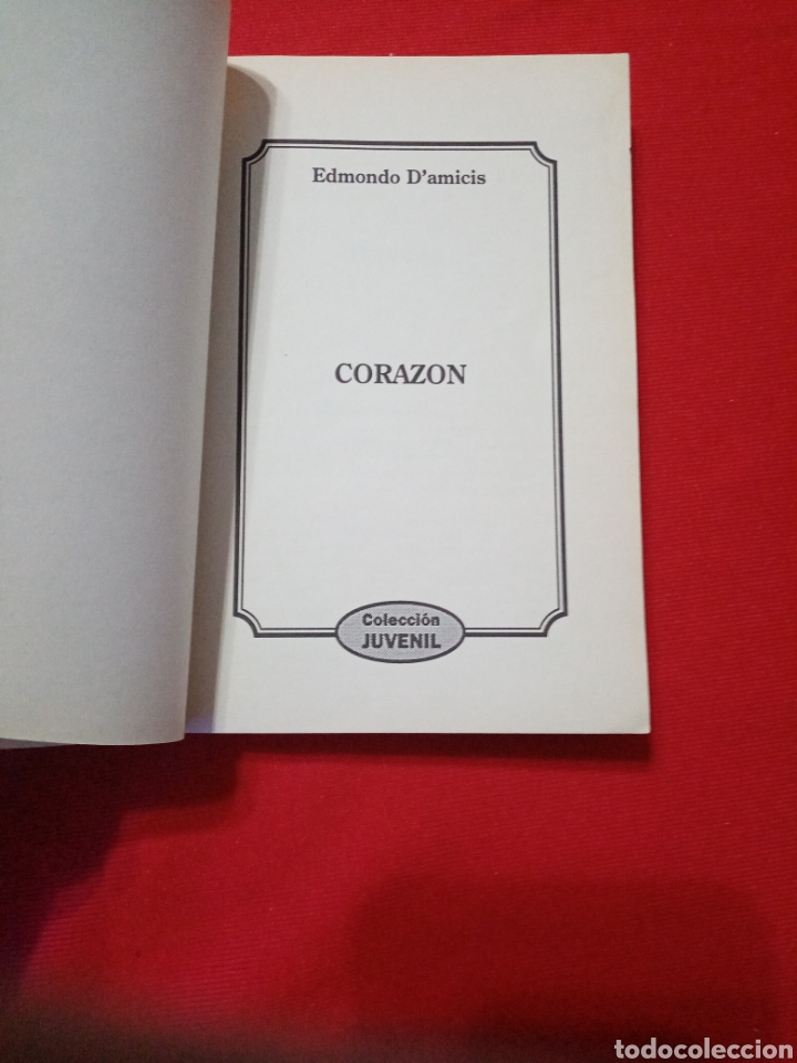 Libros de segunda mano: CORAZ&Oacute;N - EDMONDO D&acute;AMICIS - Foto 2