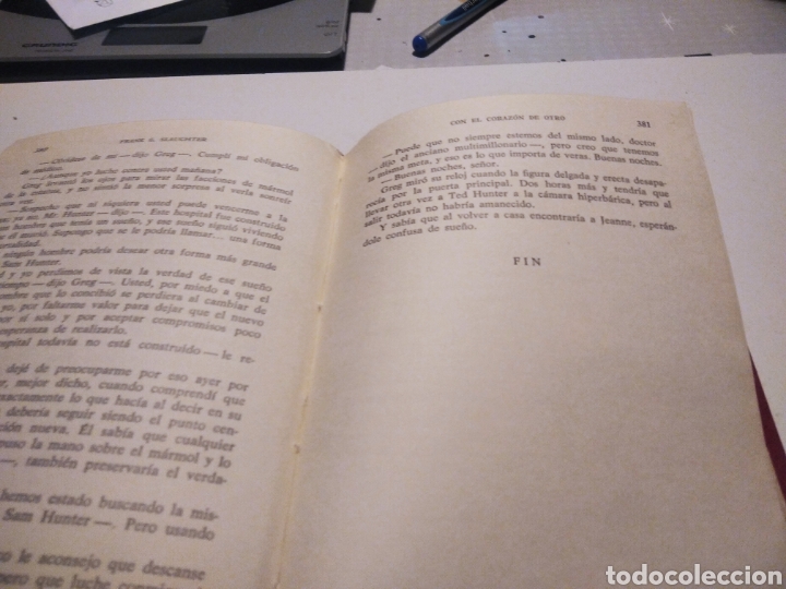 Libros de segunda mano: Con el coraz&oacute;n de otro, Frank G.Slaughter - Foto 7
