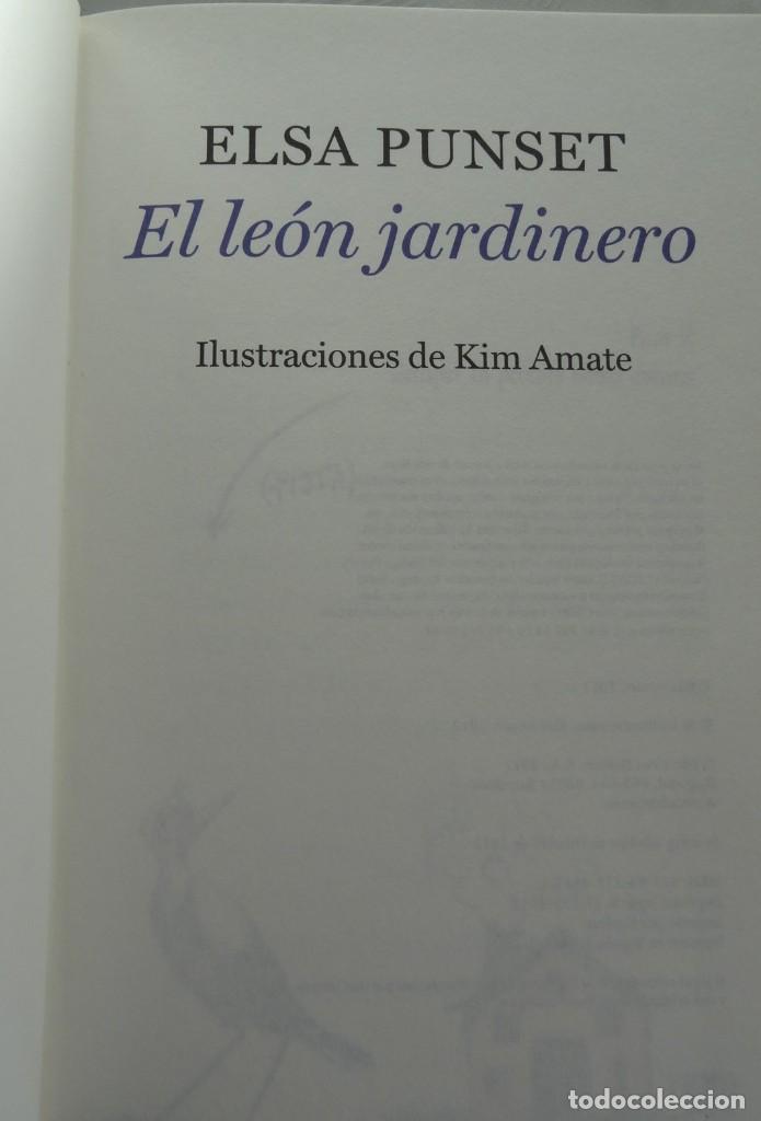 Libros de segunda mano: EL LEON JARDINERO, Elsa Punset - Foto 3
