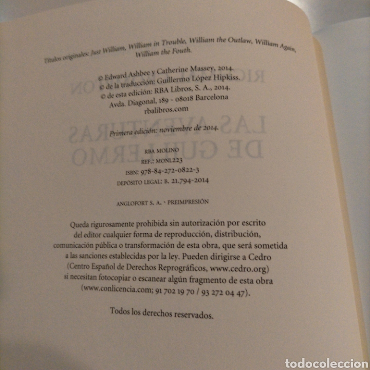 Libros de segunda mano: Las aventuras de Guillermo - Foto 3