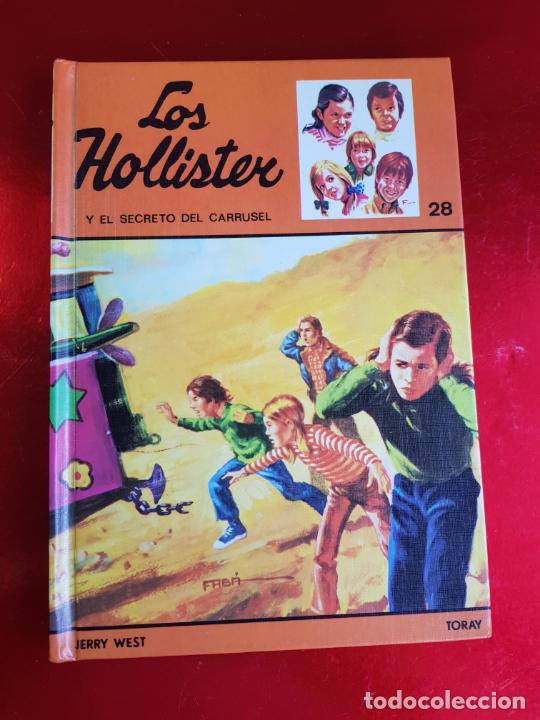 Libri di seconda mano: LIBRO-LOS HOLLISTER Y EL SECRETO DEL CARRUSEL-JERRY WEST-N&ordm; 28-EDICIONES TORAY-19&ordf;EDICI&Oacute;N-1992-