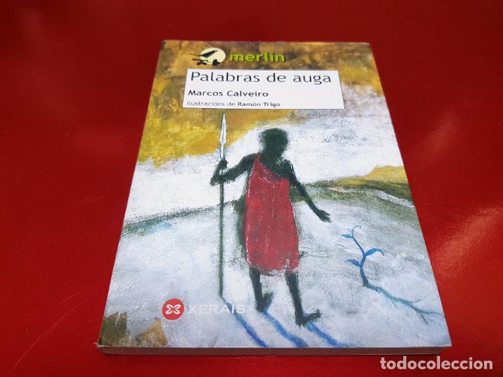 Libri di seconda mano: LIBRO-PALABRAS DE AGUA-MARCOS CALVEIRO-ILUST.RAM&Oacute;N TRIGO-3&ordf;EDICI&Oacute;N-2013-XERAIS-MERL&Iacute;N