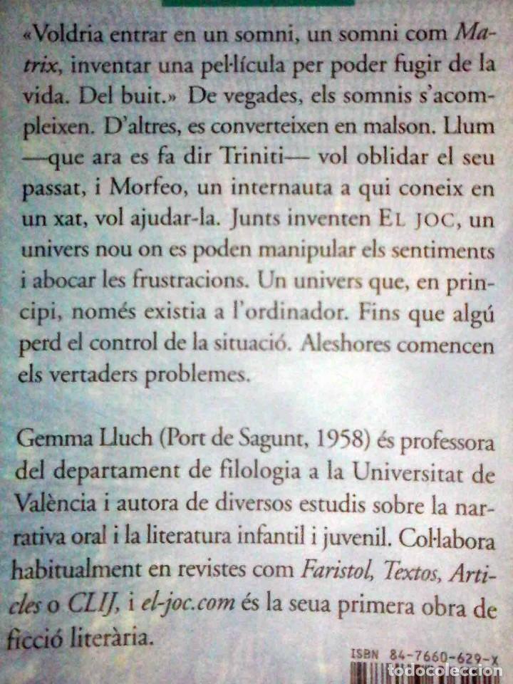 Libros de segunda mano: El-joc.com (Gemma Lluch) Bromera 2002 - Foto 3
