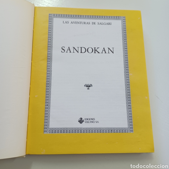 Libros de segunda mano: SANDOKAN - EMILIO SALGARI 1976 EDICIONES VULCANO - Foto 2