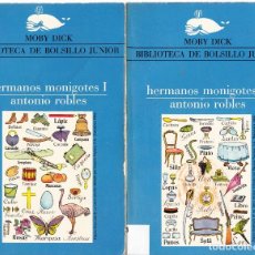 Libros de segunda mano: ANTONIO ROBLES. HERMANOS MONIGOTES I Y II. EDITORIAL LA GAYA CIENCIA. (2 TOMOS CON ESTUCHE)