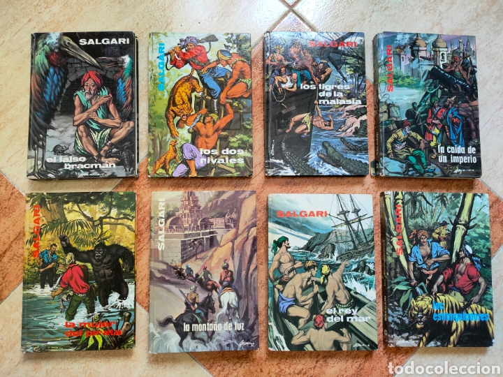 Pack de livros de Emilio Salgari em segunda mão durante 4 EUR em  Alicante/Alacant na WALLAPOP