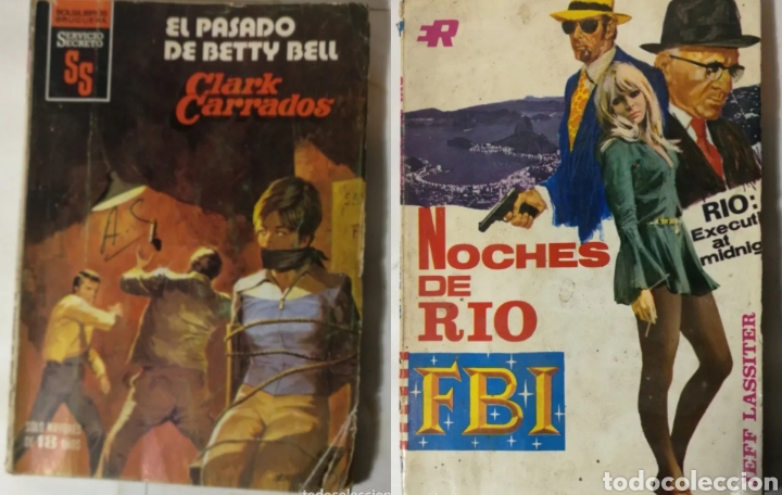 Libros de segunda mano: 2 bolsilibros ss fbi