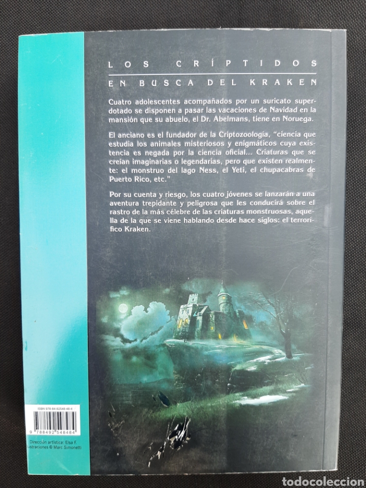 Libros de segunda mano: LOS CR&Iacute;PTIDOS. EN BUSCA DEL KRAKEN - Alexandre Moix - Foto 2