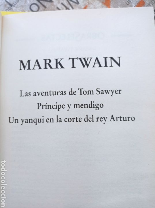 Libros de segunda mano: Mark Twain , obras selectas , edimat libros - Foto 2