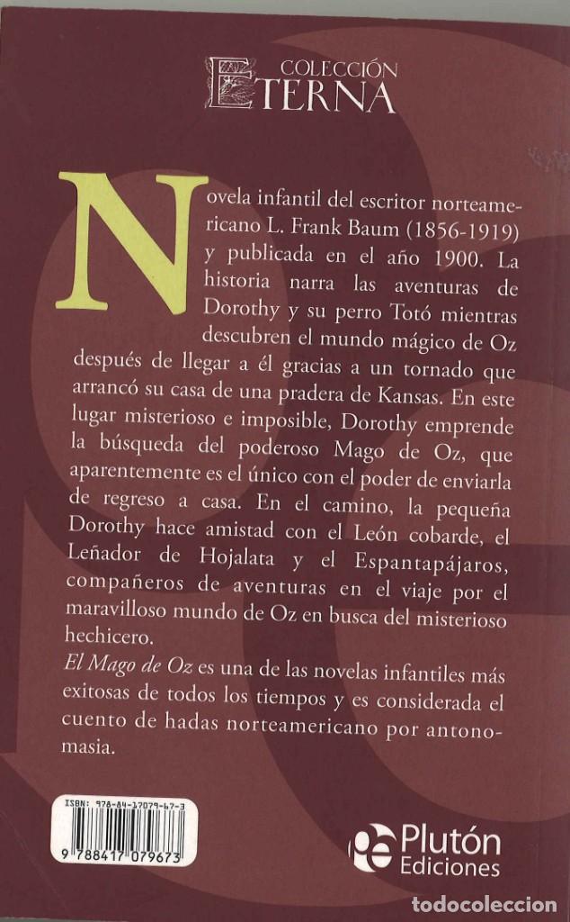 Libros de segunda mano: El mago de Oz. L.Frank Baum. 2018. Ediciones Plut&oacute;n - Foto 2