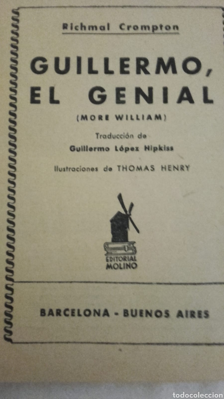 Libros de segunda mano: Libro Guillermo el Genial 1942 - Foto 4