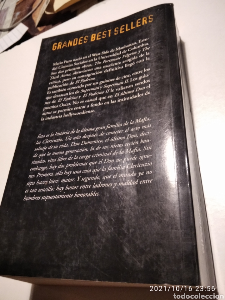 Libros de segunda mano: Libro El &uacute;ltimo Don, Mario Puzo - Foto 3