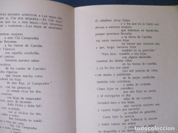 Libros de segunda mano: VIDA Y POEMA DEL MIO CID 1968 - Foto 5