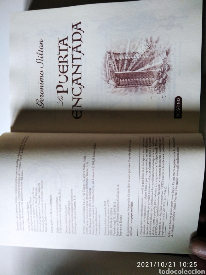 Libros de segunda mano: Libro La Puerta Encantada, Ger&oacute;nimo Stilton - Foto 5
