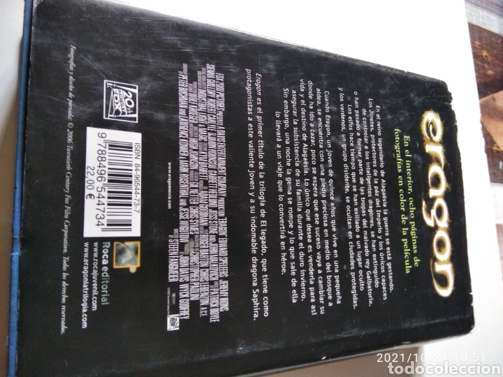 Libros de segunda mano: Libro Eragon, Christopher Paolini - Foto 2